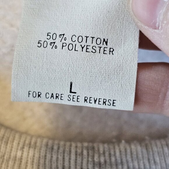 Vintage Oregon Coast Crewneck Sweatshirt Size Large Light Gray Nautical Rowing - Picture 6 of 8